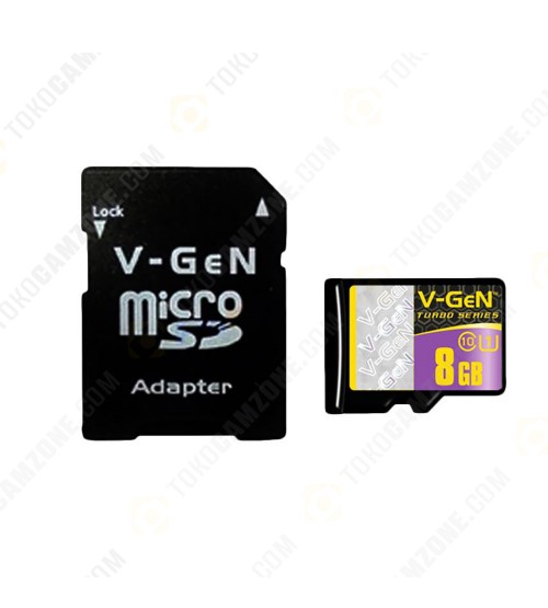 V-GEN Micro SDHC 8GB Turbo Class 10 85MB/s